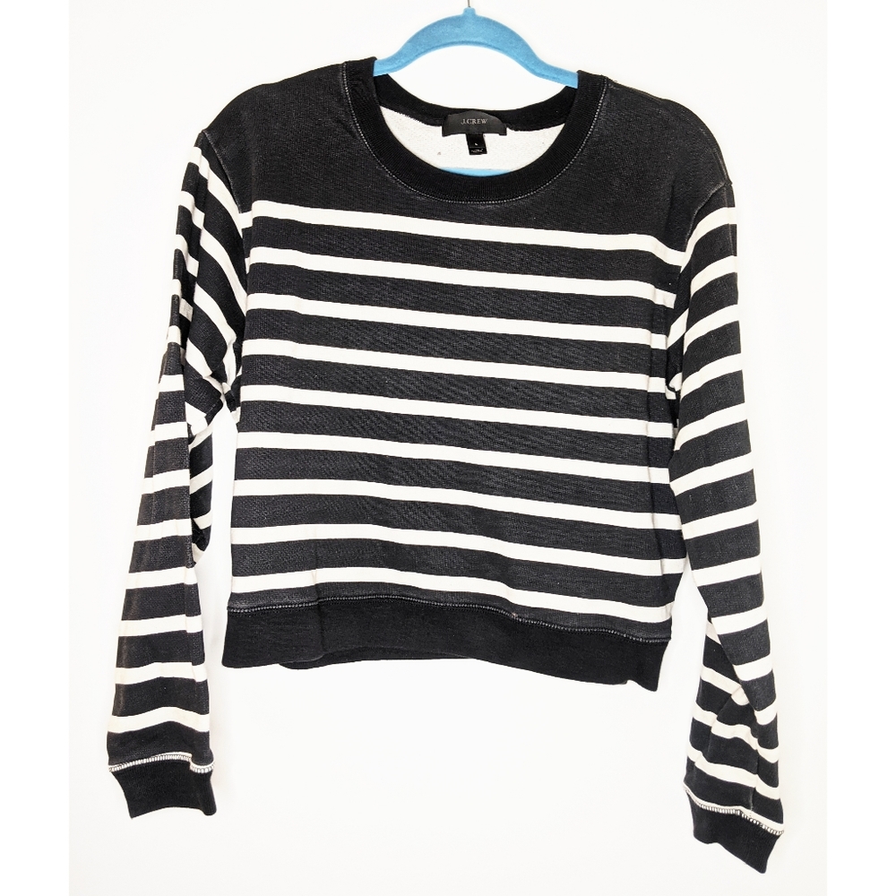 Striped Cropped Sweater